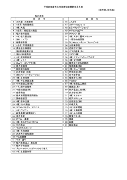 賛助会員