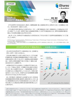 iシェアーズ 月次ETF* 20145月のETF