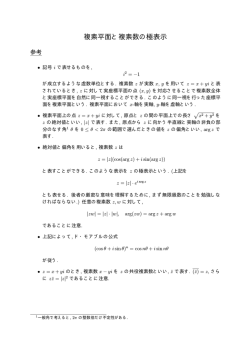 複素数について