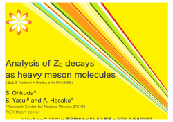 Analysis of Zb decays as heavy meson molecules