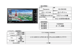 ＜基本情報＞ ＜価格情報＞ Panasonic CN