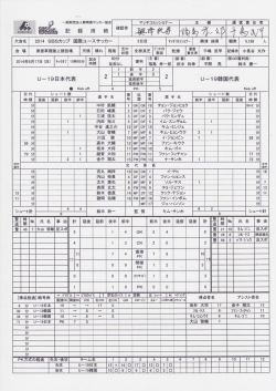 公式記録PDF