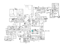 I C U 室 ｺﾝﾋﾟｭｰﾀｰ 器材室 更衣室 夜勤 薬品 ON PS DN UP UP 機械