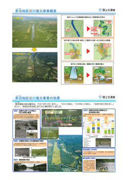 茅沼地区旧川復元事業概要 茅沼地区旧川復元事業の効果