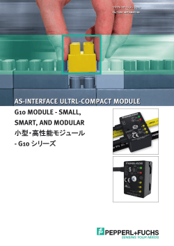 小型・高性能モジュール- G10 シリーズ (PDF, 6 MB)