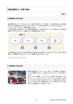 製品品質向上への取り組み