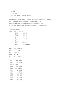 不眠、焦燥感、意欲低下、倦怠感 2～3 週間前からの不眠、焦燥