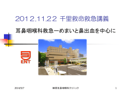 2012年11月22日講義内容