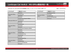 LanScope Cat Ver8.0 MS