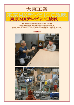 東京 MX テレビ（東京・埼玉ではチャンネル 9）の番組 「中小