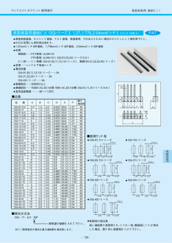 表面実装用連結ピン〔OQシリーズ〕（1.27，1.778，2.54mmピッチ） PAT