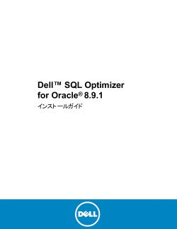 SQL Optimizer for Oracle インストールガイド - Support