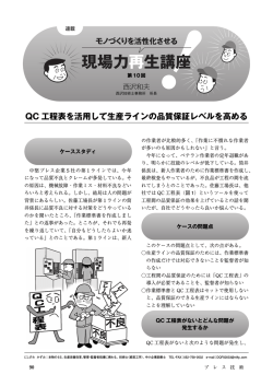 モノづくりを活性化させる現場力再生講座 10