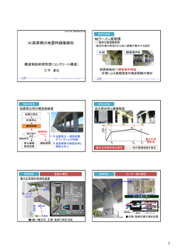 1 RC高架橋の地震時損傷検知