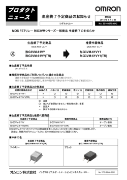 生産終了案内
