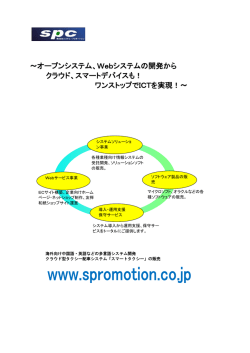 リーフレット(pdf) - システム・プロモーション