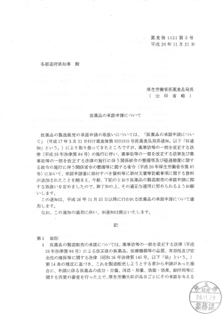 医薬品の承認申請について（PDF：592KB）