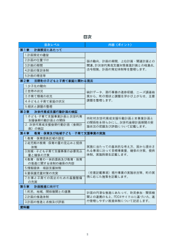 資料5 吉野町子ども子育て支援事業計画骨子案のイメージ