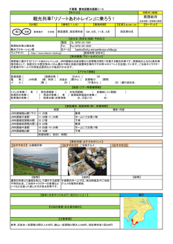観光列車「リゾートあわトレイン」に乗ろう！