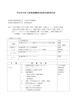 「未就業看護職員再就業支援研修」を実施しています。（PDF形式