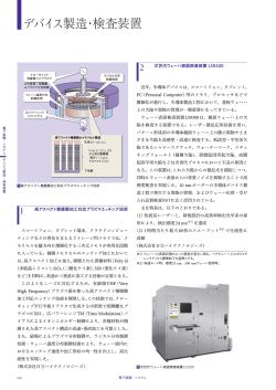 デバイス製造・検査装置