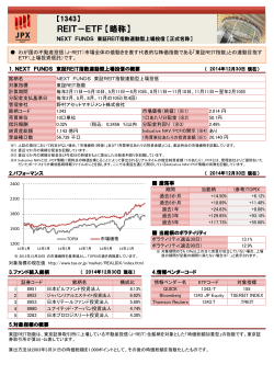 REIT－ETF 【略称】