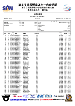 中学男子5kmクラシカル