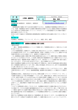 詳細な研究シーズ ( 213kb )
