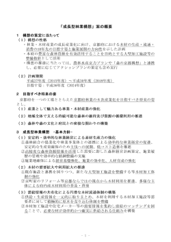 「成長型林業構想」案の概要（PDF：1095KB）