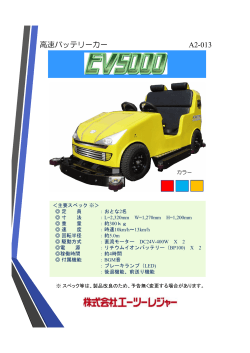 A2-013 高速 バッテリーカー EV5000