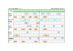 平成27年度東京都認知症介護研修 スケジュール（予定）（PDF：40KB）