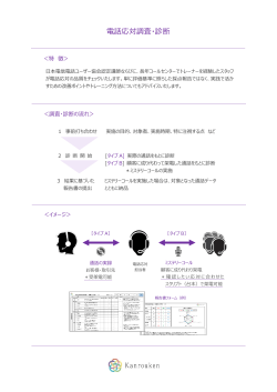 PDF資料 ［電話応対調査・診断］