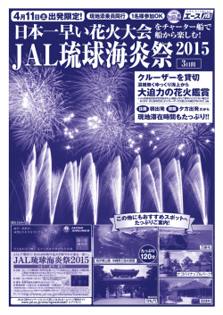 日本一早い花火大会をチャーター船で