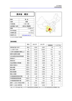 貴州省概況（PDF/156KB）