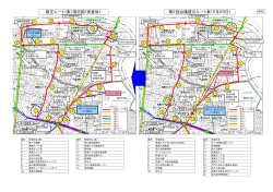 修正ルート（案）現況図（実査後） 第2回会議提示ルート案（5月29日）