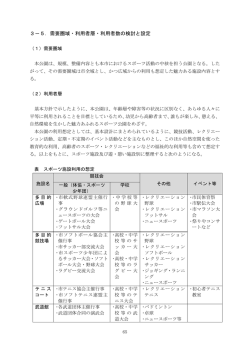 3－5．需要圏域・利用者層・利用者数の検討と設定