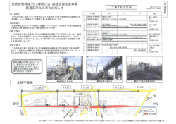 東武伊勢崎線(竹ノ塚駅付近)連続立体交差事業 鉄道高架化工事の
