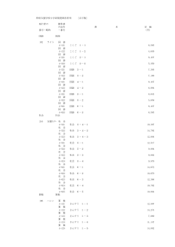 特別支援学校用及び発行者一覧 （PDF:74KB）