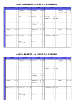 三田 - 慶應義塾大学外国語教育研究センター;pdf