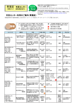 青葉区の事業ガイド4月号;pdf