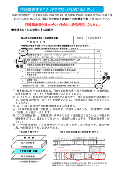 個人住民税の普通徴収切替理由書（記載例）（PDFファイル