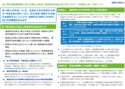 （中間まとめ）のポイント（国立大学法人） （PDF:174KB）
