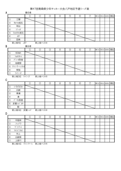 ブロック表