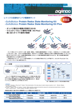 -Su丿f。B丿。オ丿cs- Pr。tein Red。x State M。nit。ring Kit 衣叩