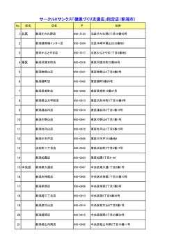 サークルK店舗一覧（PDF：34KB）