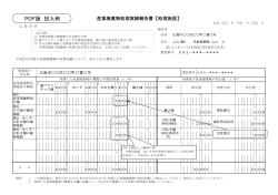 PDF版 記入例 - 広島市ホームページ