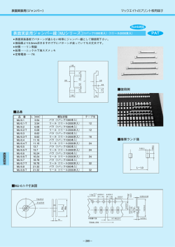 表面実装用ジャンパー線〔MJシリーズ〕 PAT