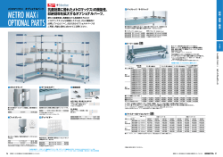 メトロマックスI オプショナルパーツのPDFをダウンロード