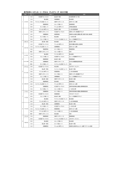 高円宮杯U-18サッカーリーグ2014 プレミアリーグ WEST日程
