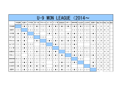 u-9 mon league2014